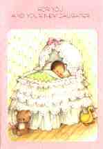 Pink Baby Card