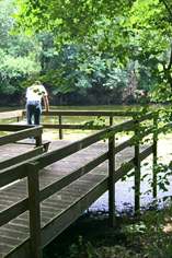 An outlook on the Ausable River