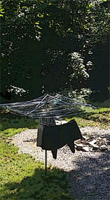 laundry hanging on the line